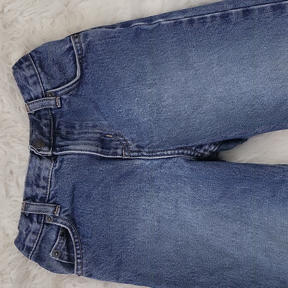 NWOT LANDS END Toddler boy's blue denim jeans size 4T